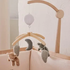Mobile musical avec bras en bois Orso et Fluffy