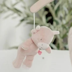 Mobile musical avec bras en bois Lily et Fluffy