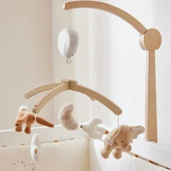 Mobile musical en bois Bali, Moka & Snow