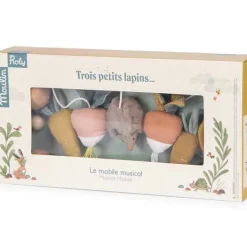 Mobile musical Trois petit lapins