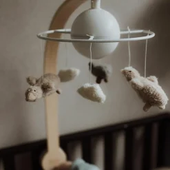 Mobile pour bébé en bois Liva Oie blanc