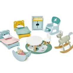 Mobilier pour maison de poupée Chambre en bois