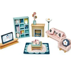 Mobilier pour poupée Salon en bois