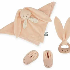 Mon premier coffret de naissance pêche (3 pièces)