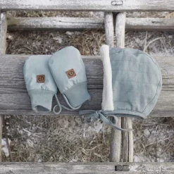 Moufles Pebble Green (0-12 mois)