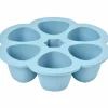Moule de congélation multi portions silicone bleu (6 x 150 ml)