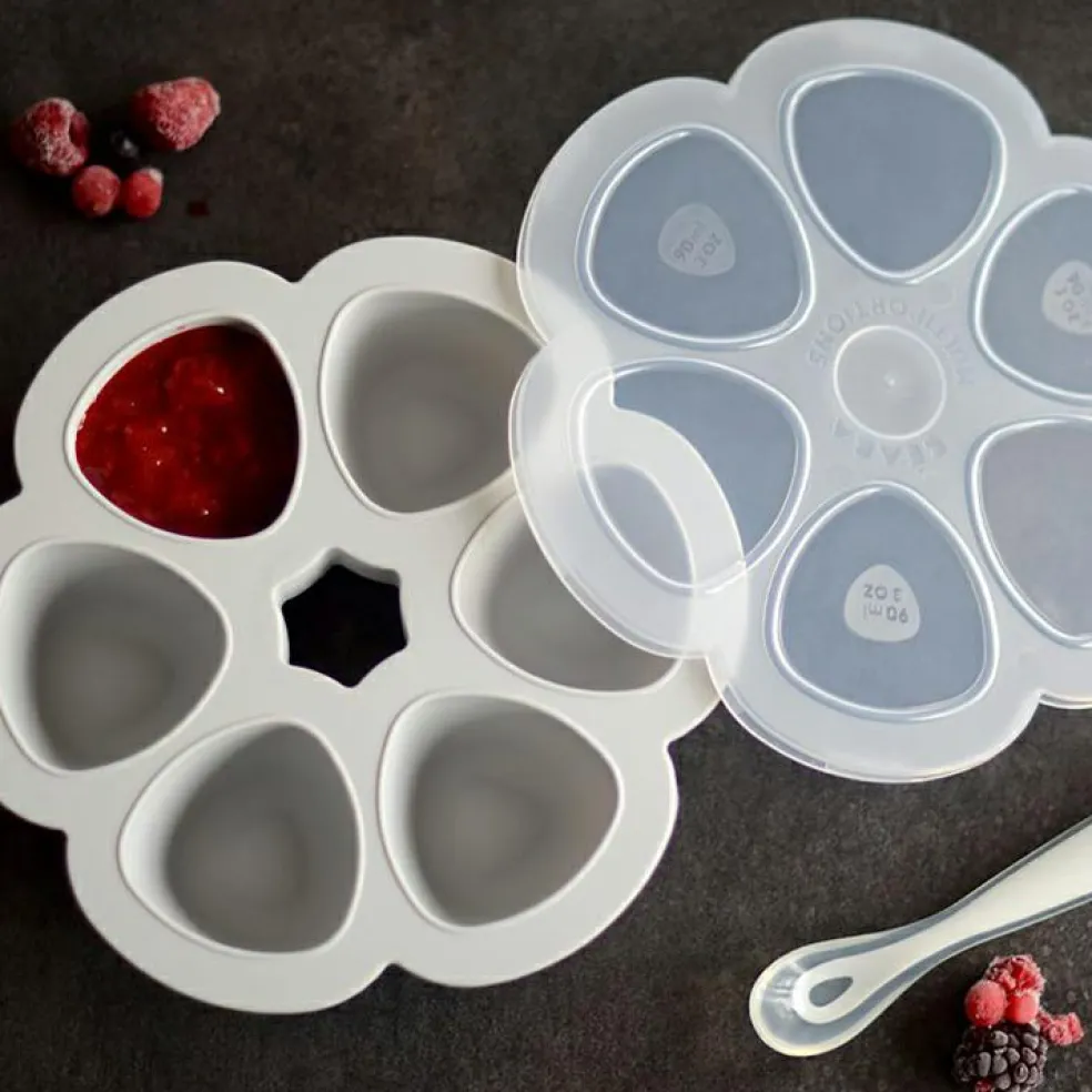 Moule de congélation multi portions silicone light mist (6 x 90 ml)