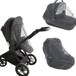 Moustiquaire pour poussette du groupe 0 grise - Reconditionné