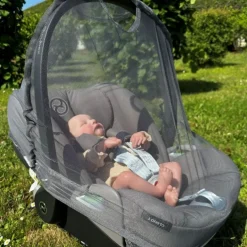Moustiquaire pour siège-auto bébé MOSKITO LUXE dark grey