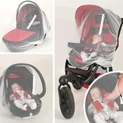 Moustiquaire zippée 3 en 1 blanche