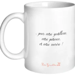 Mug Maîtresse Fleurs (personnalisable)