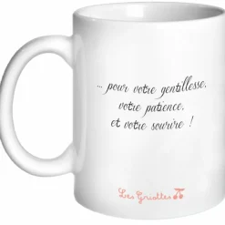 Mug Nounou Fleurs (personnalisable)
