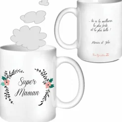 Mug personnalisable Fleurs
