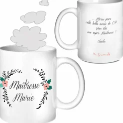 Mug personnalisable Fleurs