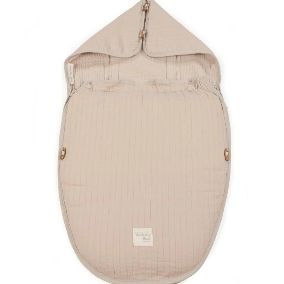 Nid d'ange et chancelière pour siège-auto Groupe 0 Été Apricot