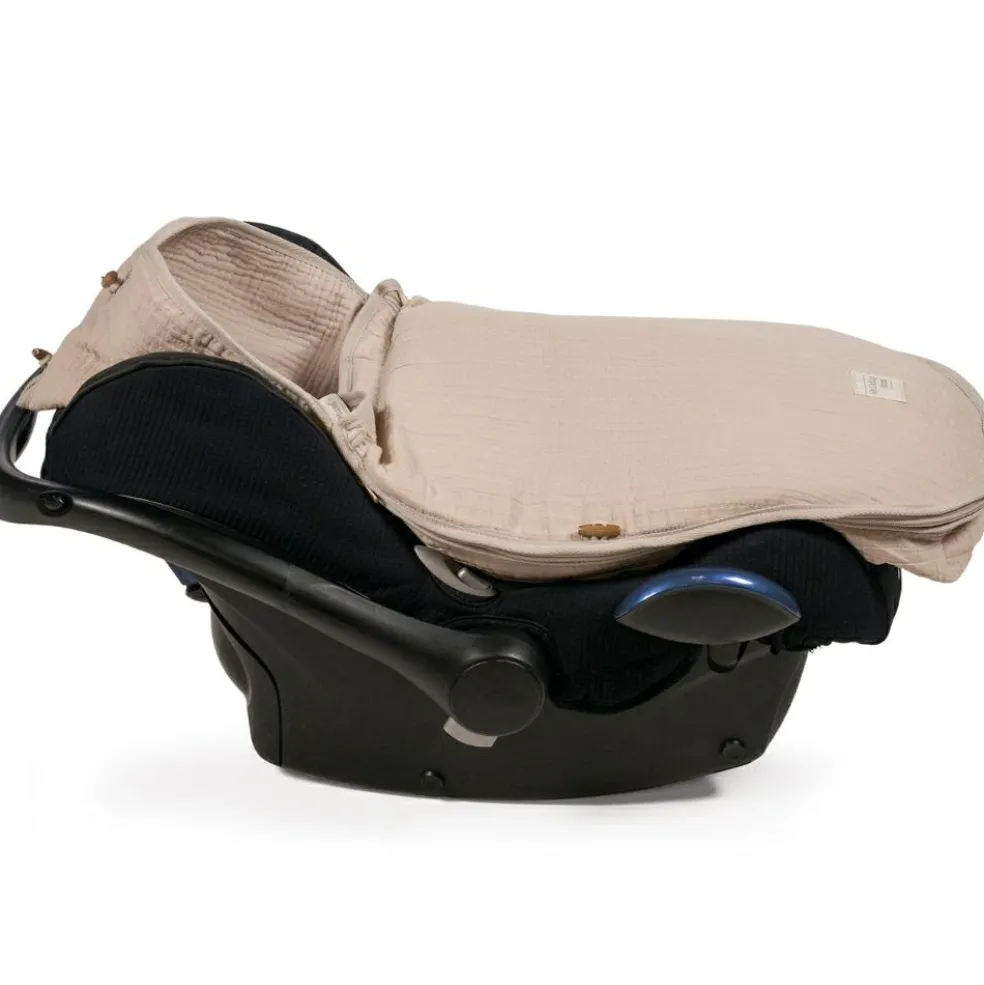 Nid d'ange et chancelière pour siège-auto Groupe 0 Été Apricot