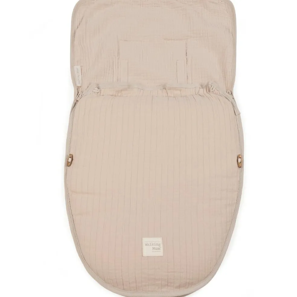 Nid d'ange et chancelière pour siège-auto Groupe 0 Été Apricot