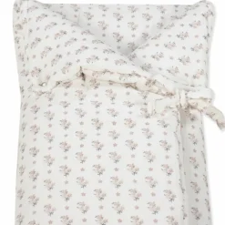 Nid d'ange et couverture Botton Fleurs