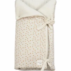 Nid d'ange et couverture Coeurs Poppy Cannelle