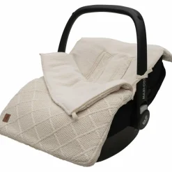 Nid d'ange passe sange Check Knit Oatmeal (groupe 0+)