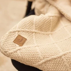 Nid d'ange passe sange Check Knit Oatmeal (groupe 0+)