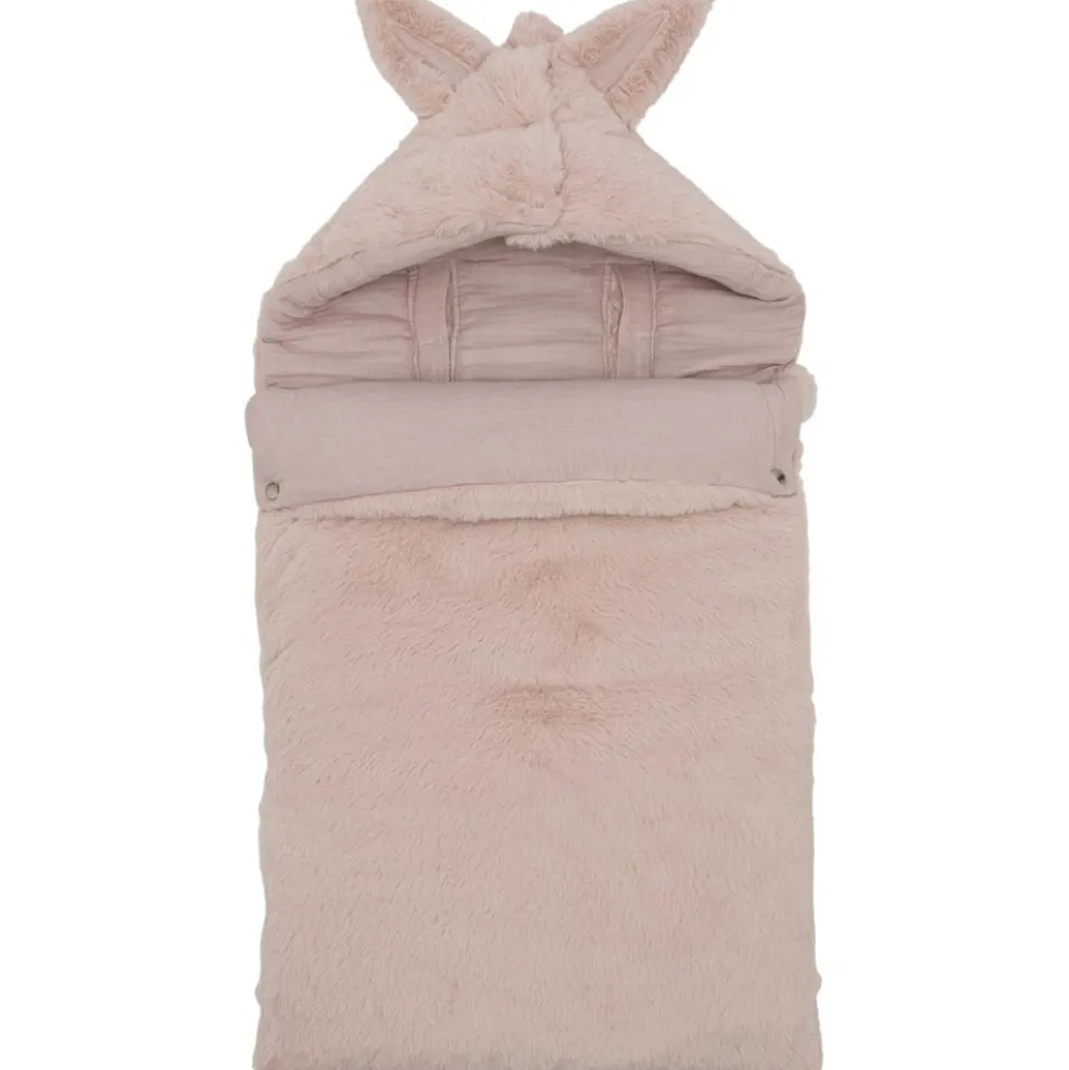 Nid d'ange passe sangle angora et gaze de coton Pétale (0-6 mois)