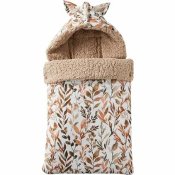 Nid d'ange passe sangle en fourrure Caramel forest (0-6 mois)