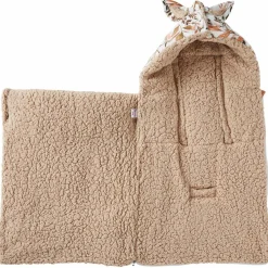 Nid d'ange passe sangle en fourrure Caramel forest (0-6 mois)