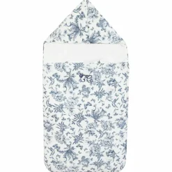 Nid d'ange passe sangle Toile de Jouy bleu