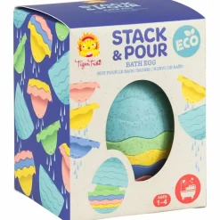 Oeuf de bain pour empiler et verser