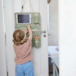 Organiseur de voiture Happy Prints olive clair