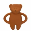 Ourson de dentition en caoutchouc naturel caramel