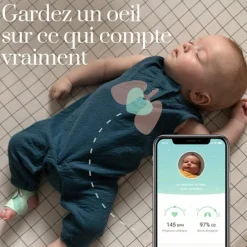 Owlet Smart Sock 3 mint (0-18 mois)