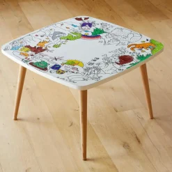 Pack 1 Coloritable + 2 Tabourets Forêt