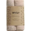 Pack 2 langes en coton bio rose poudré
