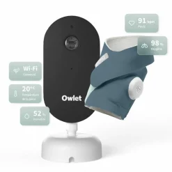 Pack chaussette connectée Dream Sock Bedtime Blue + Dream Sight Cam (0-18 mois)