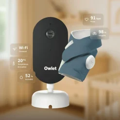 Pack chaussette connectée Dream Sock Bedtime Blue + Dream Sight Cam (0-18 mois)