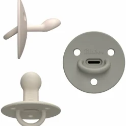 Pack de 3 sucettes Choochoo Betsy Nude-Sand-Kaki (0-6 mois)