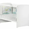 Pack duo lit bébé têtes panneaux et tiroir New Basic blanc (60 x 120 cm)