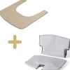 Pack tablette et coussin pour chaise haute Syt évolutive naturelle