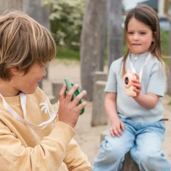 Paire de Talkie-Walkie Zoo Dino Pink-Dino Green