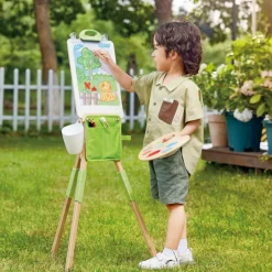 Palette de peinture et ses pinceaux