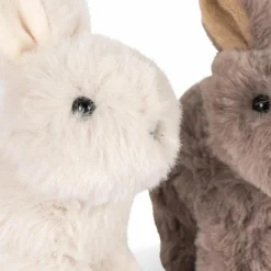 Panier 3 peluches lapin