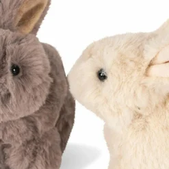 Panier 3 peluches lapin