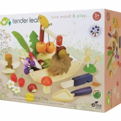 Panier cueillette sauvage en bois