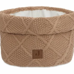 Panier de rangement Check Knit Biscuit (14 x 18 cm)
