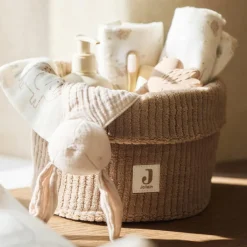 Panier de rangement Cloudy Rib Milky Coffee (14 x 18 cm)