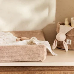 Panier de rangement Cloudy Rib Milky Coffee (14 x 18 cm)