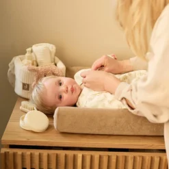 Panier de rangement Cloudy Rib Oatmeal (14 x 18 cm)