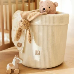 Panier de rangement Cloudy Rib Oatmeal (35 x 30 cm)